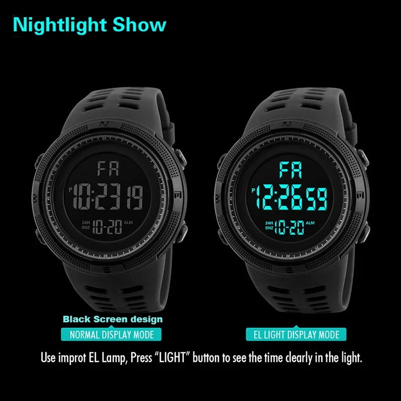 Militärische Sport-Digitaluhr