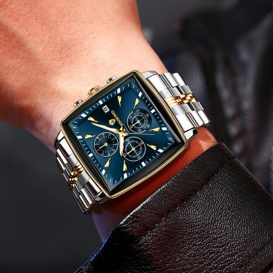 Binbond – Luxuriöse quadratische Uhr