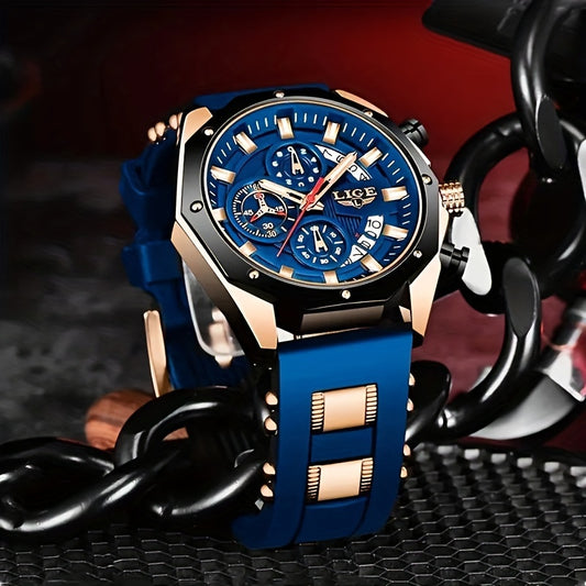 LIGE Chronograph Sportuhr