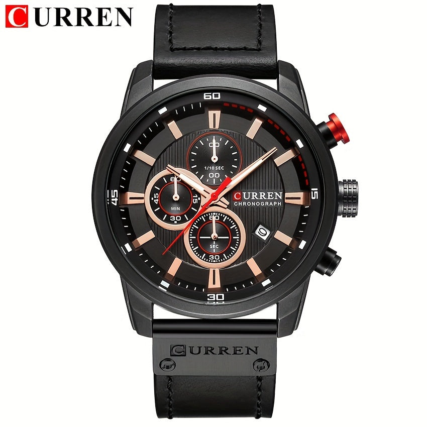 CURREN Sport-Lederuhr