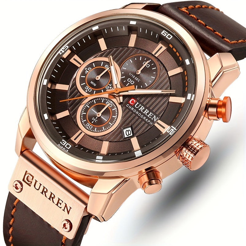 CURREN Sport-Lederuhr