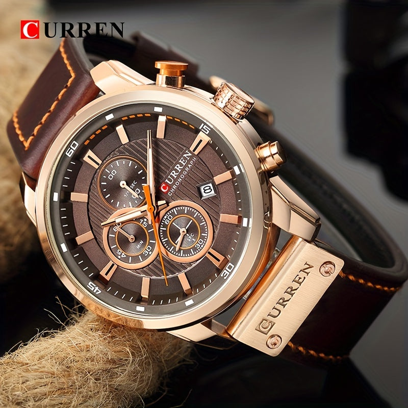 CURREN Sport-Lederuhr