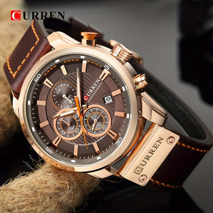 CURREN Sport-Lederuhr