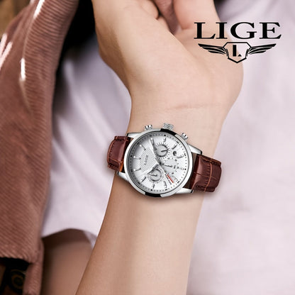 Luxuriöse Quarz-Business-Uhr