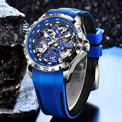 LIGE Automatische mechanische Uhr