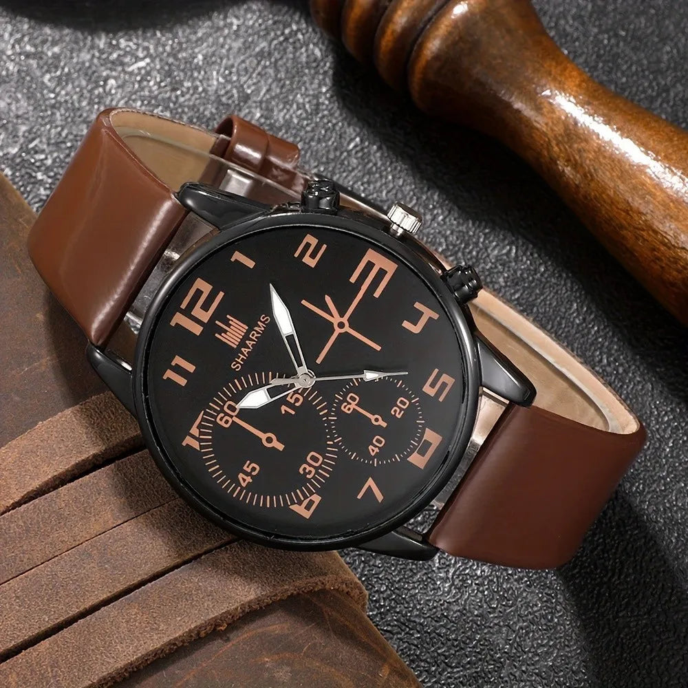 Kaufen Sie 1, erhalten Sie 5 – Quarzuhr &amp; Armband-Set + kostenloser Versand
