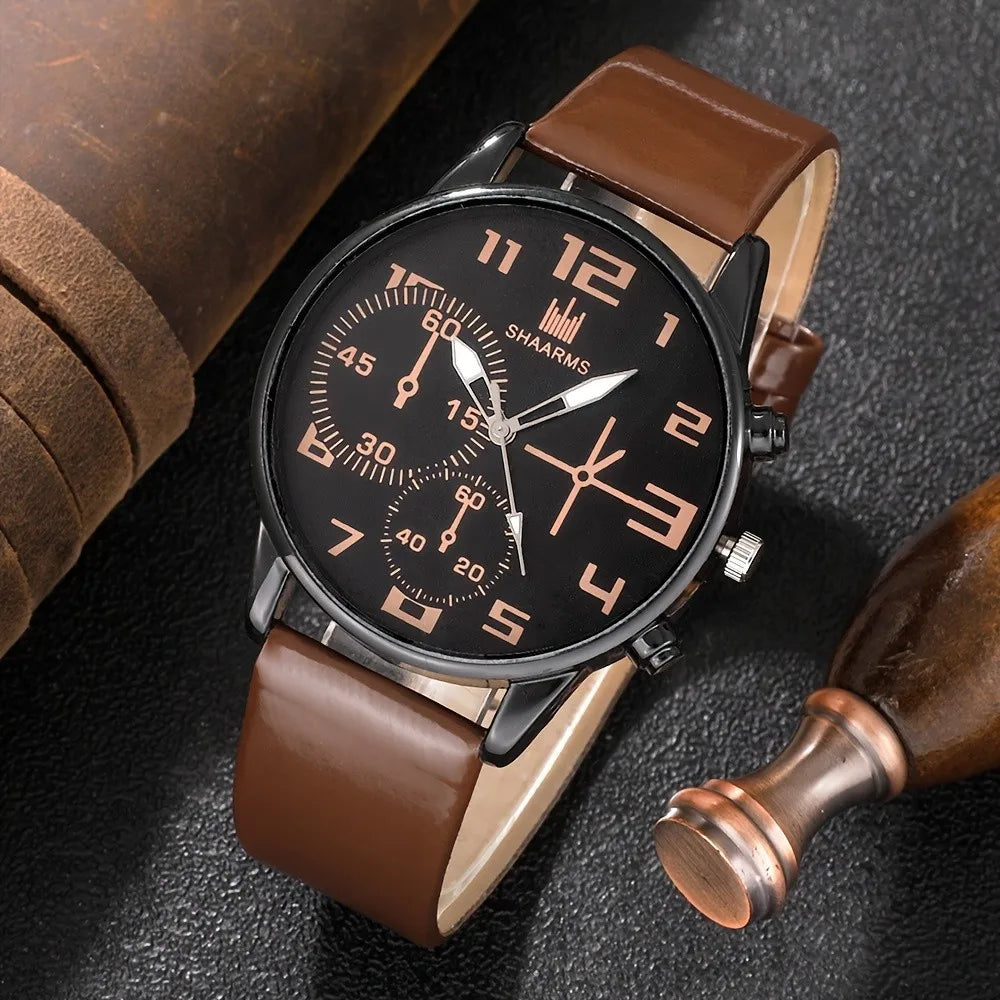 Kaufen Sie 1, erhalten Sie 5 – Quarzuhr &amp; Armband-Set + kostenloser Versand