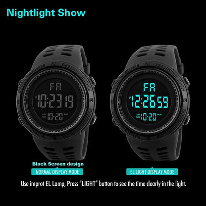 Militärische Sport-Digitaluhr