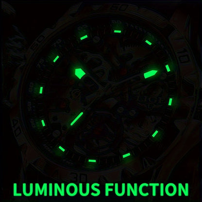 LIGE Automatische mechanische Uhr