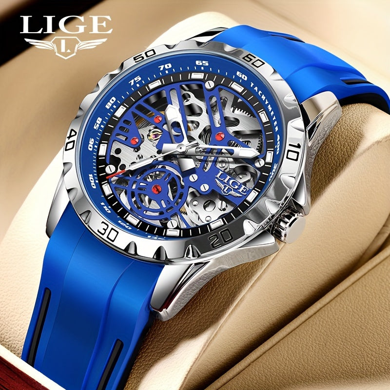 LIGE Automatische mechanische Uhr